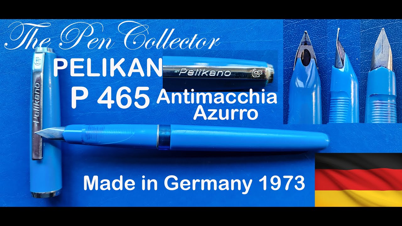 PELIKAN Pelikano P465 1973 Light Blue Fountain Pen Review