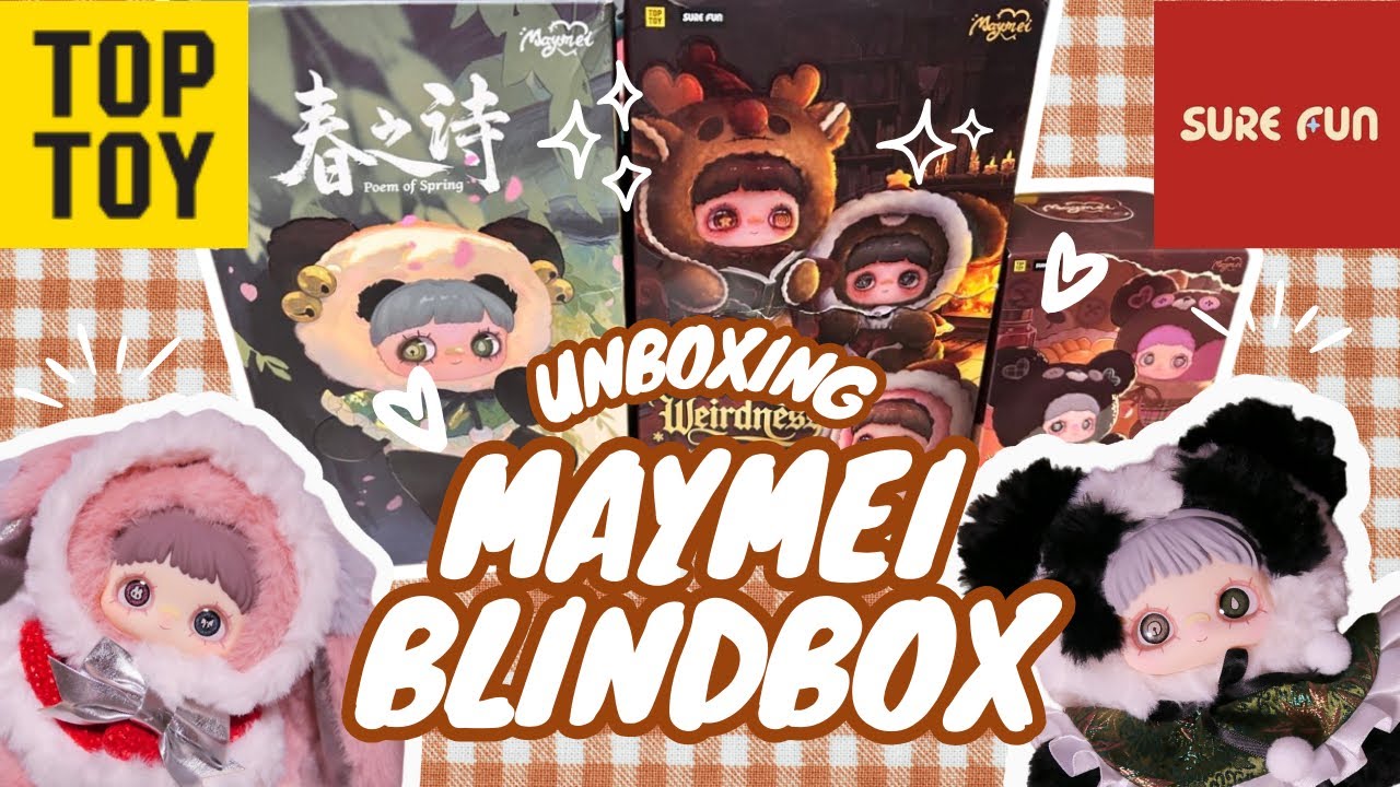 【Maymei初開封】TOPTOY 初めてのMaymei♡ブラインドボックスと指名買いを開封🎀🐼🍪　#007
