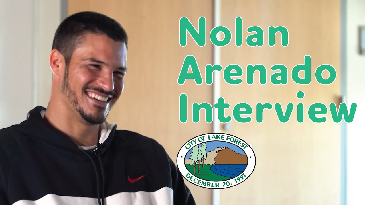 Nolan Arenado shares his experience growing up in Lake Forest with Mayor Neeki Moatazedi