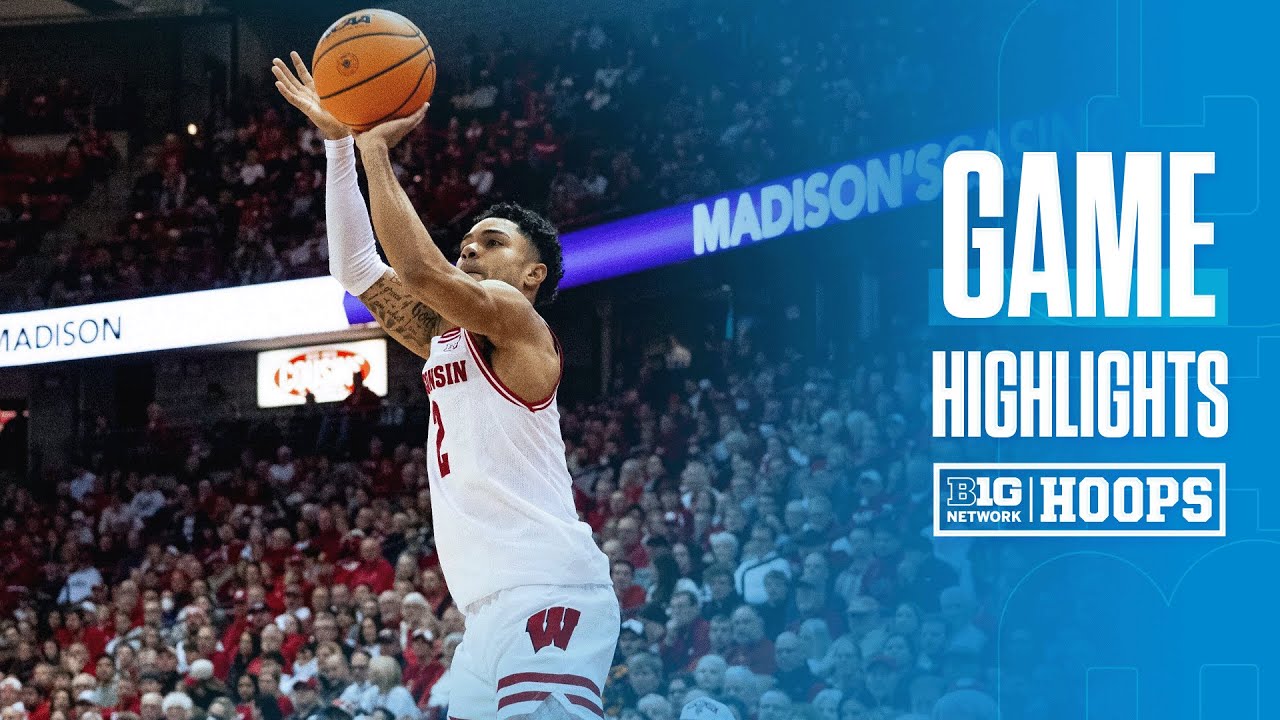 Rutgers vs. Wisconsin | HIGHLIGHTS | Big Ten Men's Basketball | 01/17/26