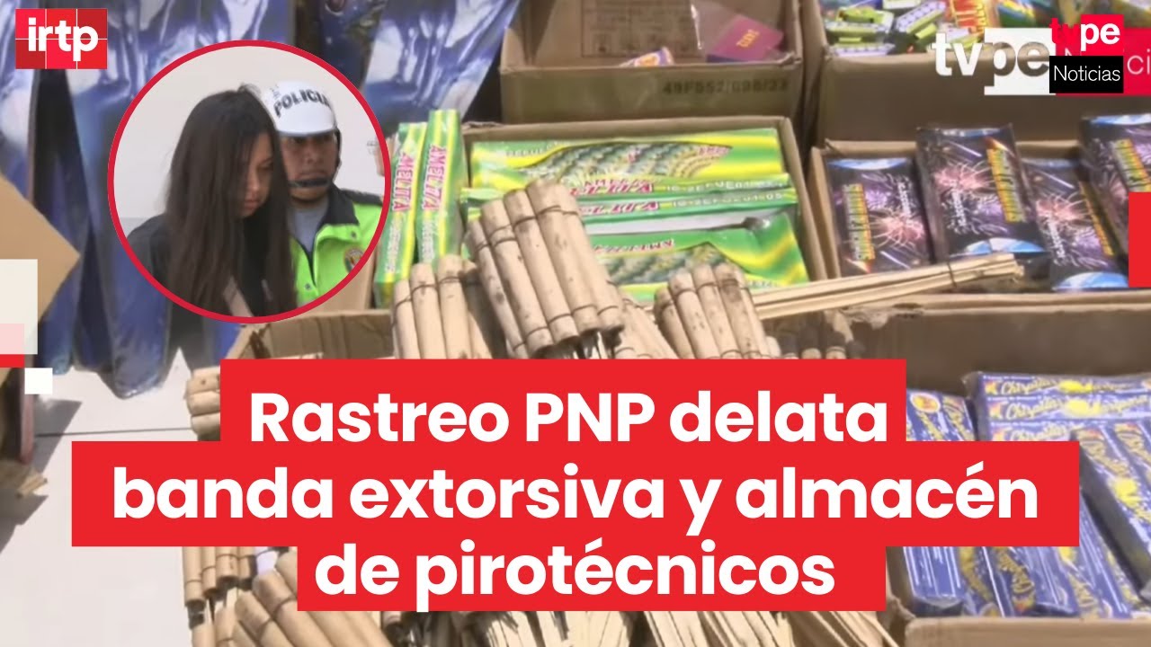 SJL: robo de celular revela depósito de pirotécnicos, municiones y notas extorsivas