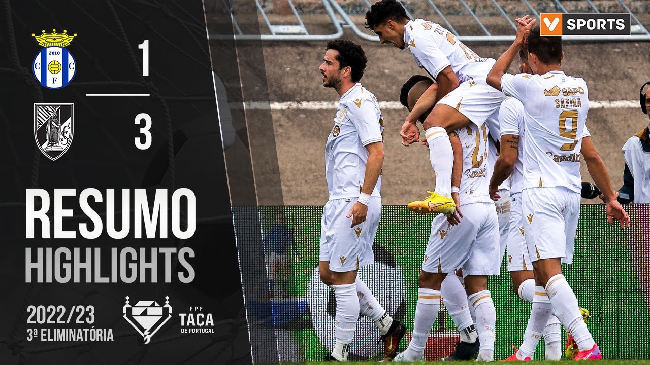 Highlights | Resumo: Canelas 2010 1-3 Vit&oacute;ria SC (Ta&ccedil;a de Portugal 22/23)