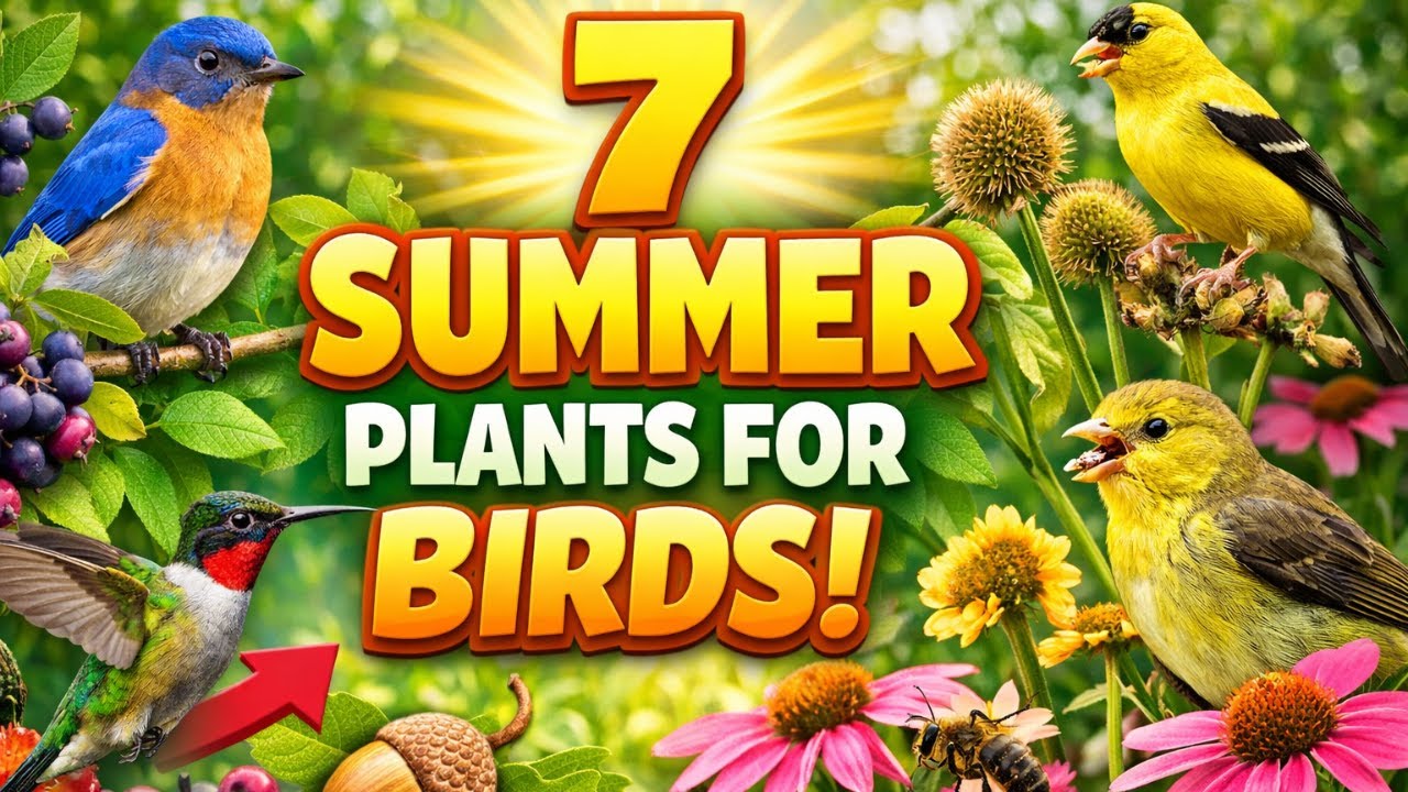 Top 7 Plants for Summer Birds