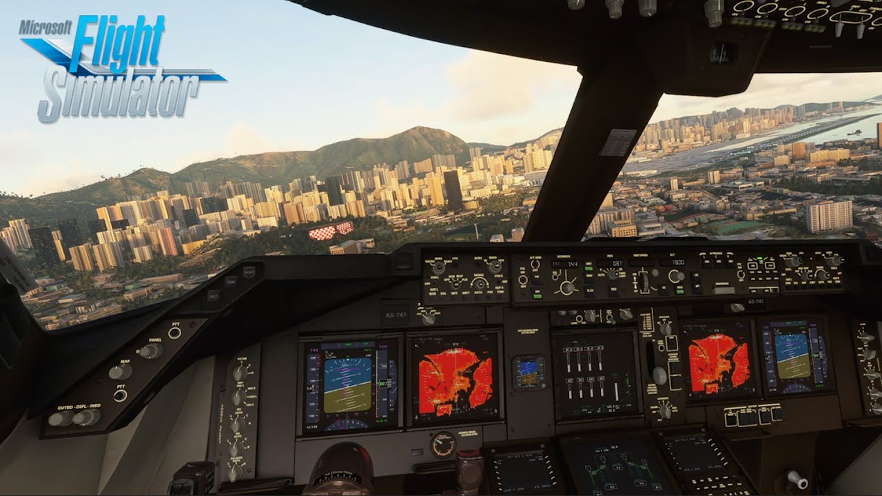 Microsoft Flight Simulator | Kai Tak Airport Is Back! | 747-8 Checkerboard Approach