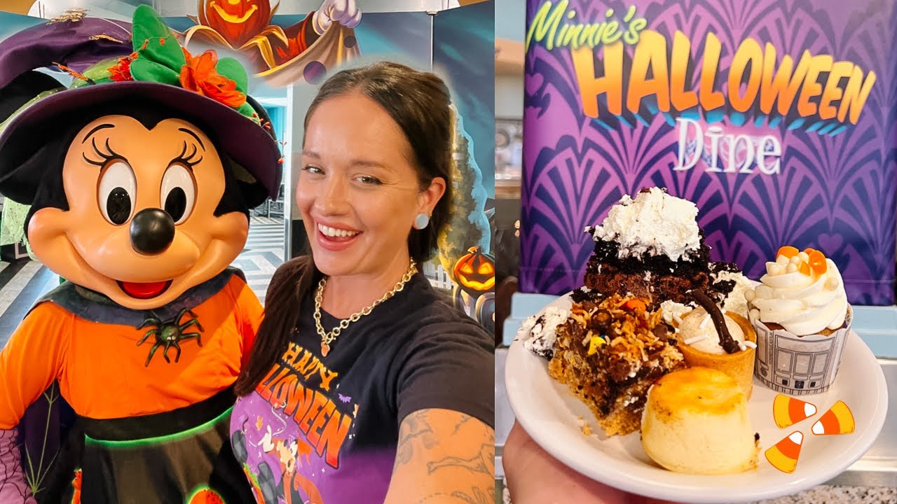 Minnie's Halloween Dine | New Character Buffet At Disney's Hollywood Studios!