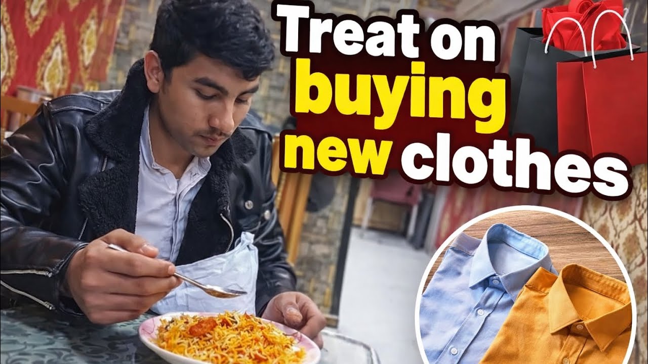 Dost say Naya clothes kharidnay pr treat liyaa #basantpanchami #lahore #foryou #vlog 