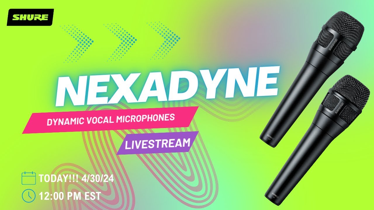 Nexadyne Exclusive First Look: Product Launch Live! Don't Miss Out! | Shure