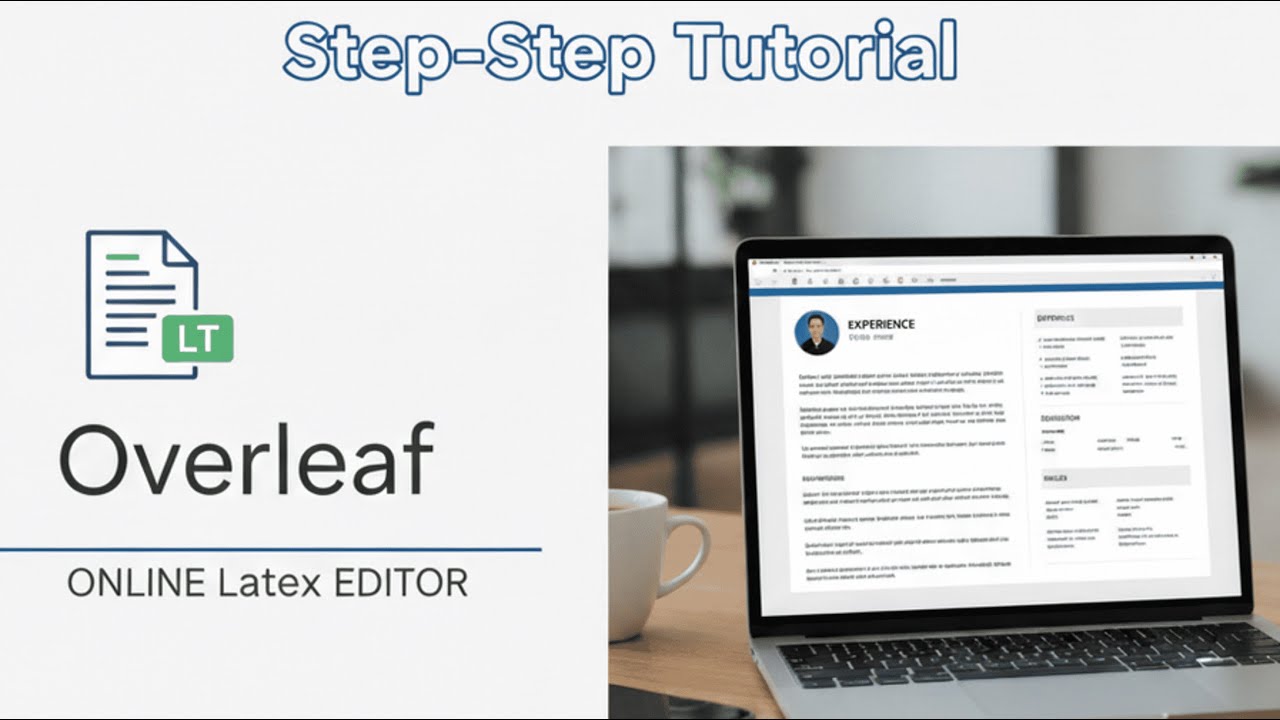 شرح كامل عمل CV احترافي جداً باستخدام Overleaf مجاناً عن طريق codes