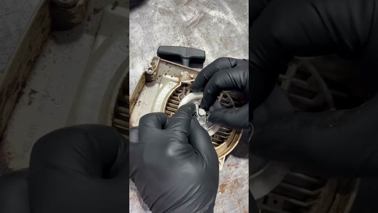 Rebuild Stihl recoil starter