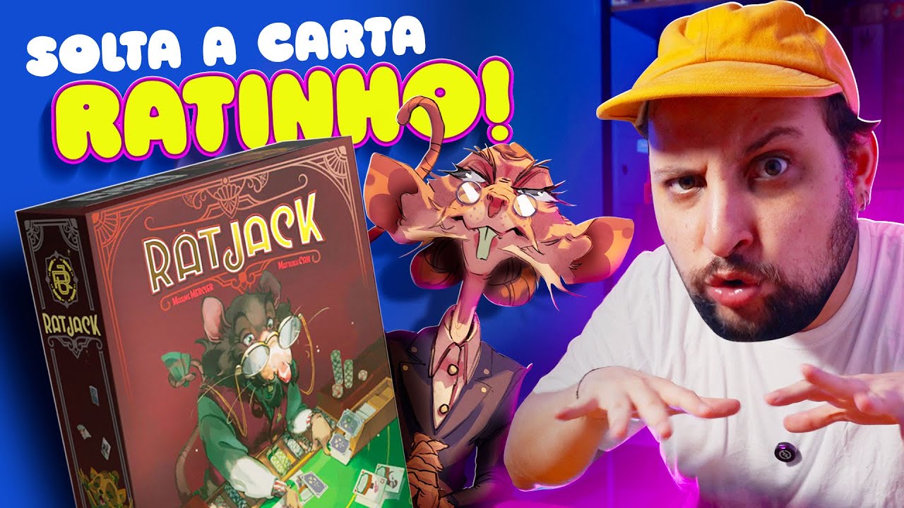 Perdi tudo nesse Jogo de cartas! - RATJACK - Review & Regras Rápidas