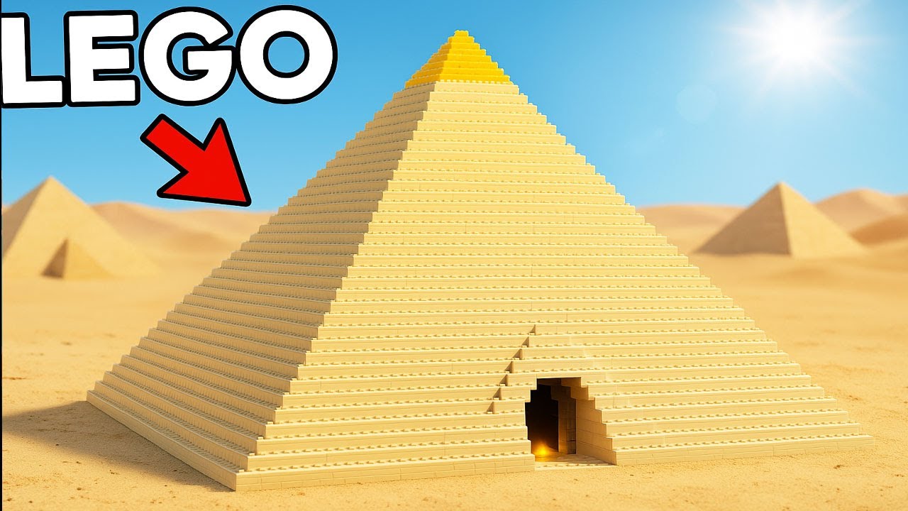 I Built the Pyramids in LEGO!