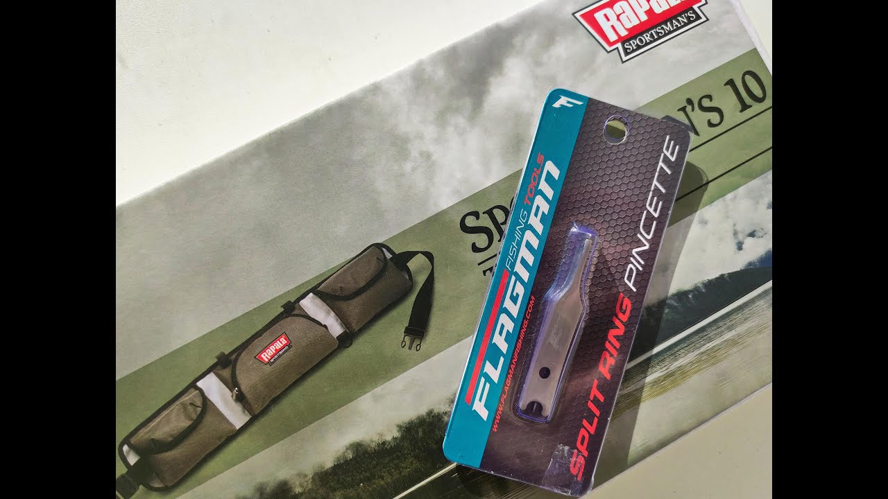 Анбоксинг пояса Rapala  и пинцета для заводных колец от рыболовного интернет-магазина 