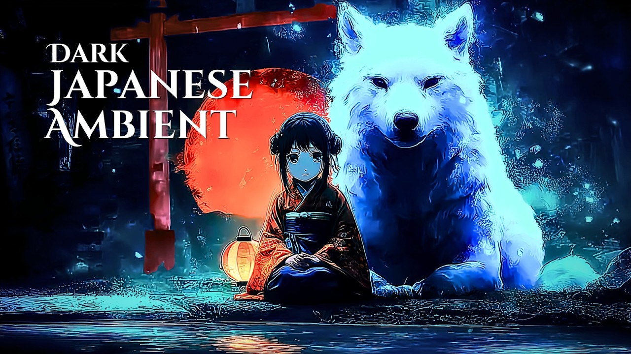 Inugami Shrine : Blood Moon Ritual | Dark Japanese Ambient for Deep Focus
