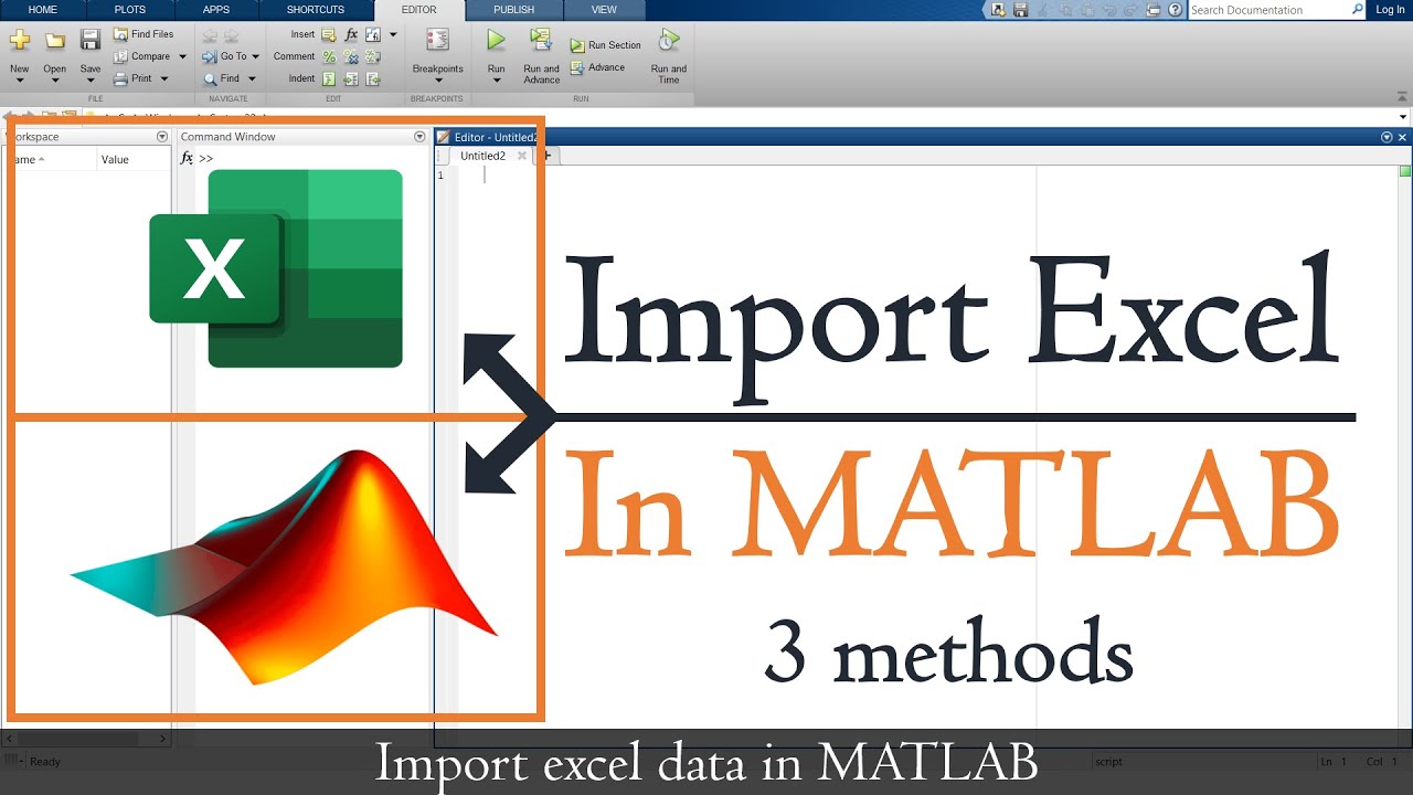 Как импортировать данные Excel в MATLAB | 3 способа загрузки данных из Excel в MATLAB | УЧЕБНЫЕ П...