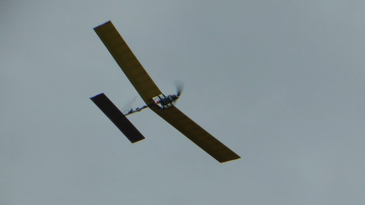 R/C Cardboard Stick Plane - RCTESTFLIGHT -