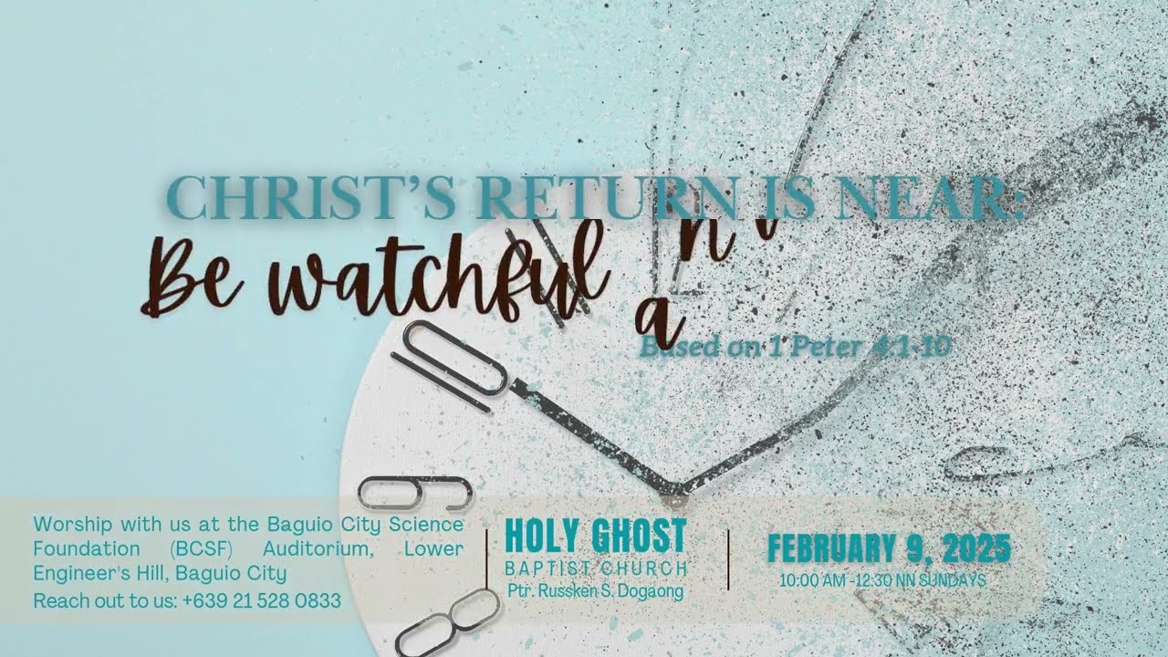 Christ's Return is Near