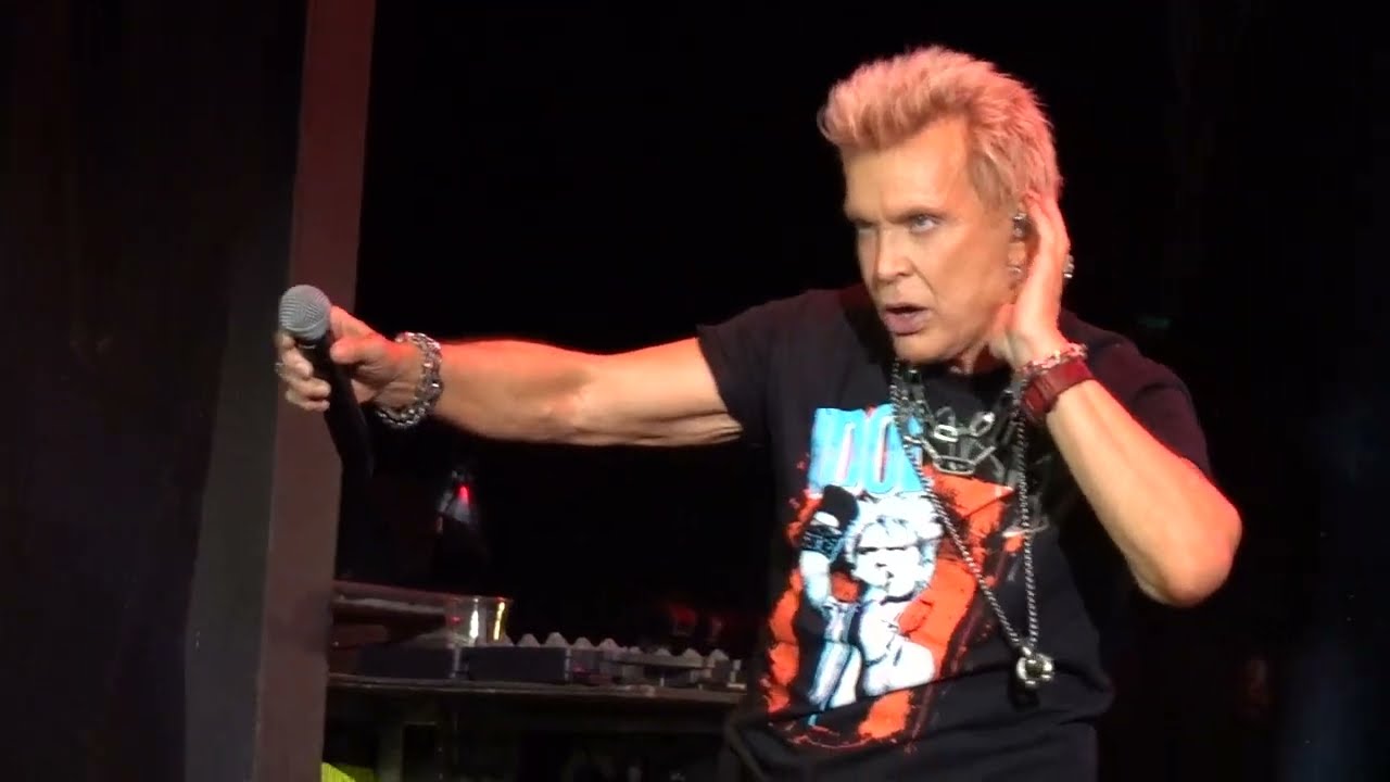 Billy Idol Live 2025 🡆 Rebel Yell 🡄 May 3 ⬘ The Woodlands, Texas