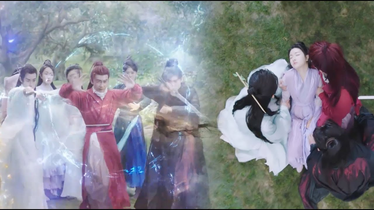 夜曇被妖后打傷暈倒！神君的三個神識心急如焚！三人決定一起對抗妖后！ |#星落凝成糖 #TheStarryLove #陳星旭 #李蘭迪