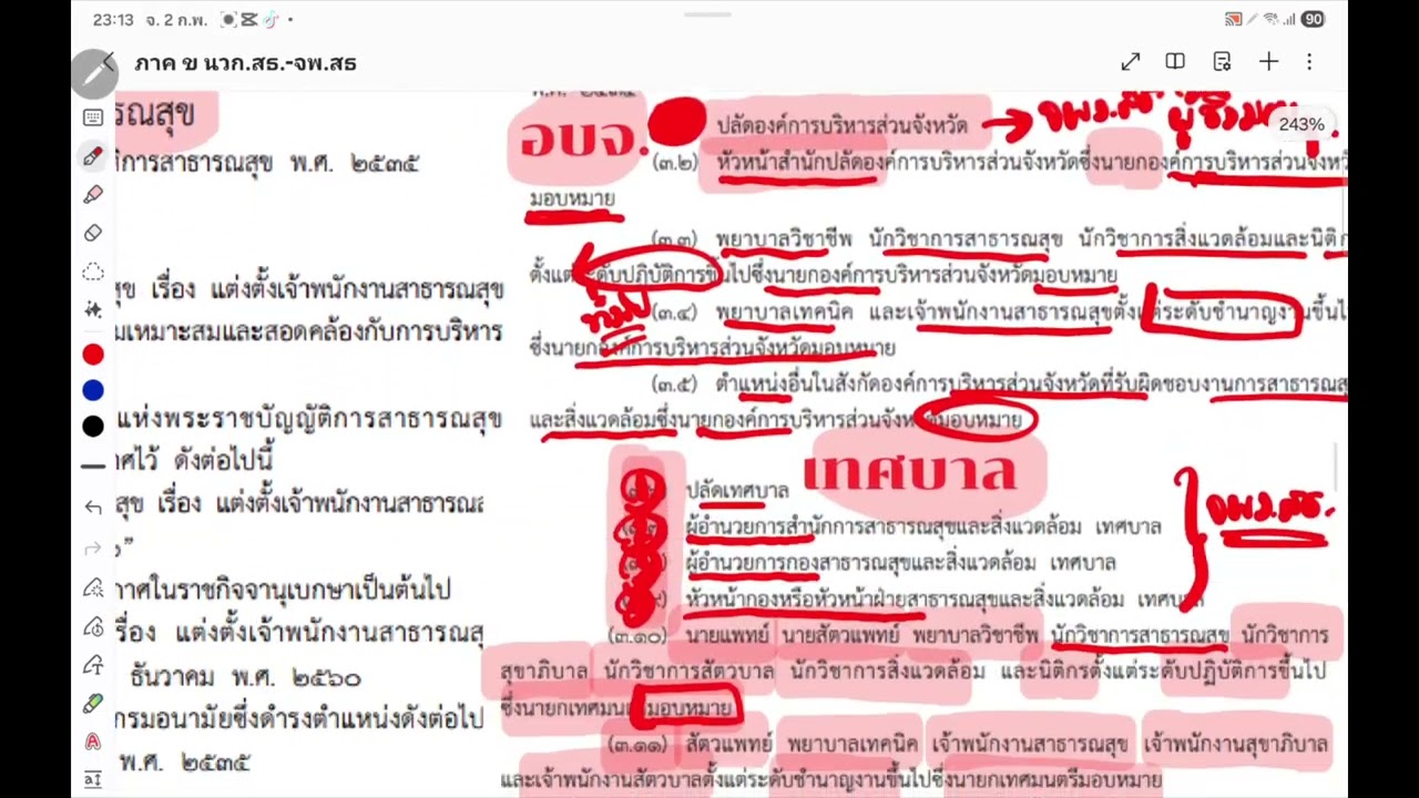พ.ร.บ.การสาธารณสุข 2535 -หมวด 10 อำนาจหน้าที่เจ้าพนักงานท้องถิ่น& เจ้าพนักงานสาธารณสุข