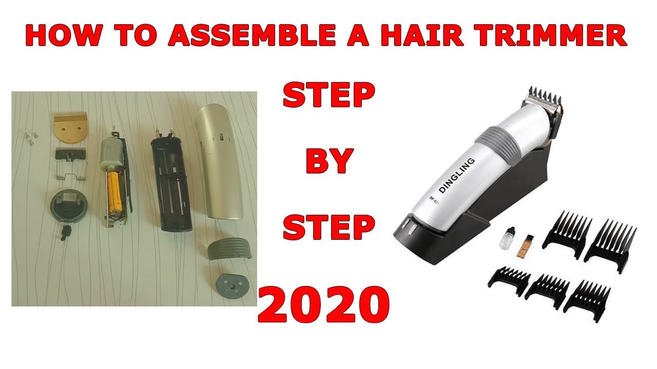 How To Assemble A Hair trimmer | DINGLING Professional Hair Clipper Model RF-609 in Hindi/Urdu