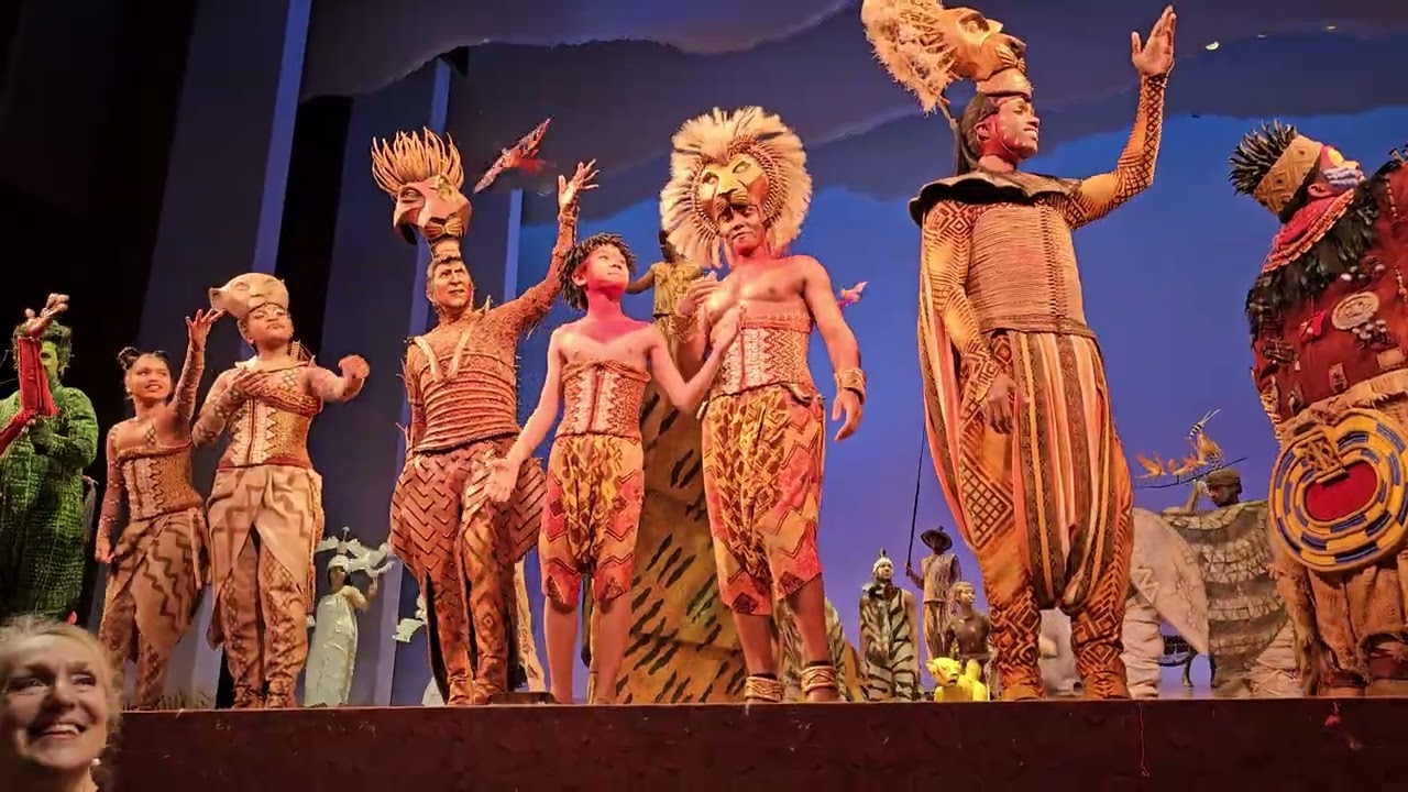 250306 7PM Lion King Broadway NYC Minskoff Theatre 브로드웨이 라이온킹 커튼콜