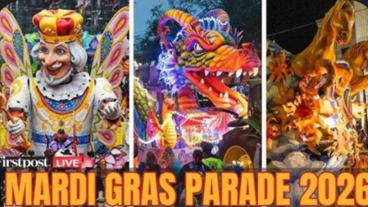 Mardi grass veterans parade 