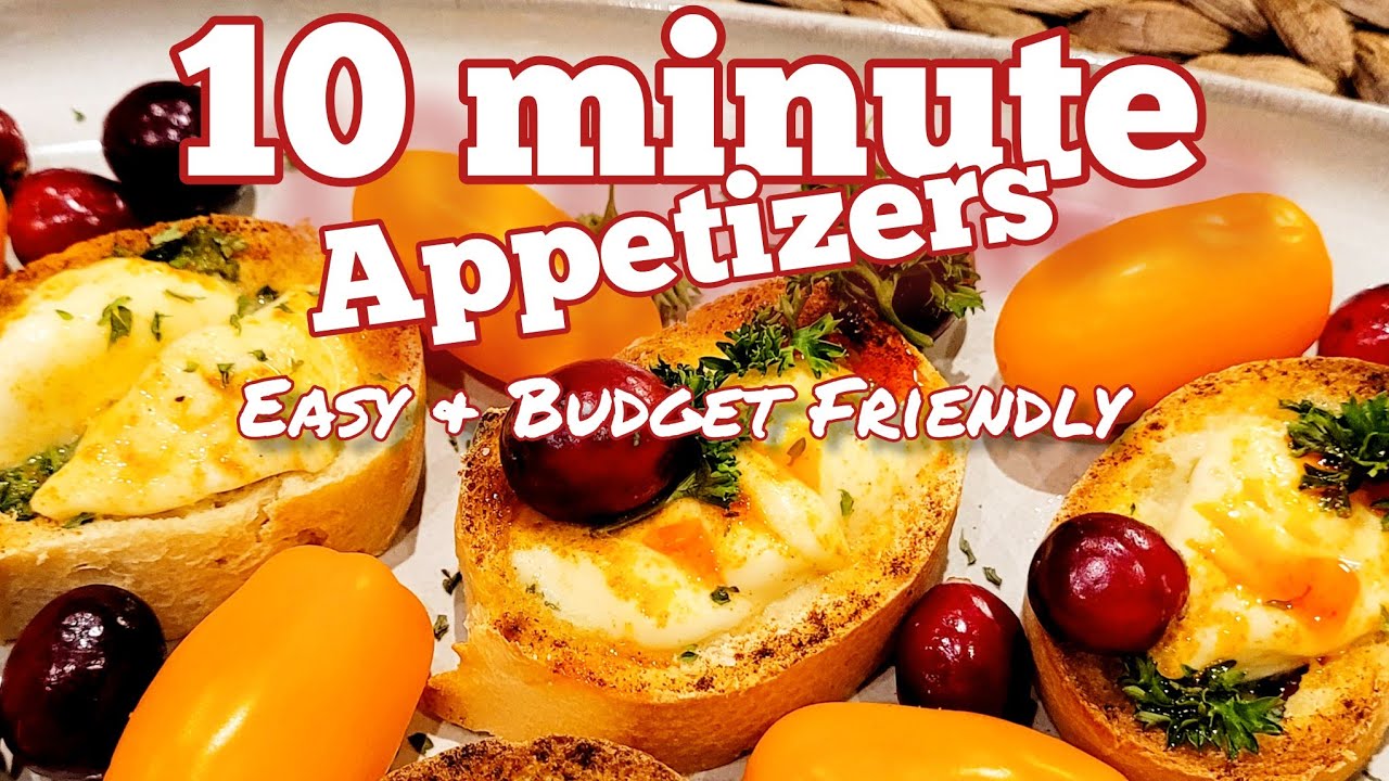 10 min Appetizers | Easy & Budget Friendly #Appetizers #easyrecipe #quickrecipes