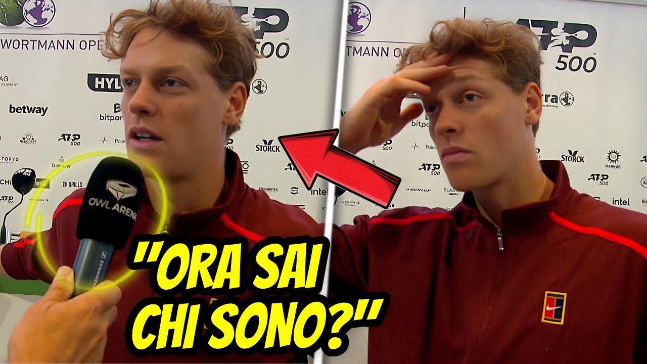 GIORNALISTA UMILIA SINNER CHIAMANDOLO 'NESSUNO'… MA LUI LO DISTRUGGE IN 5 PAROLE!