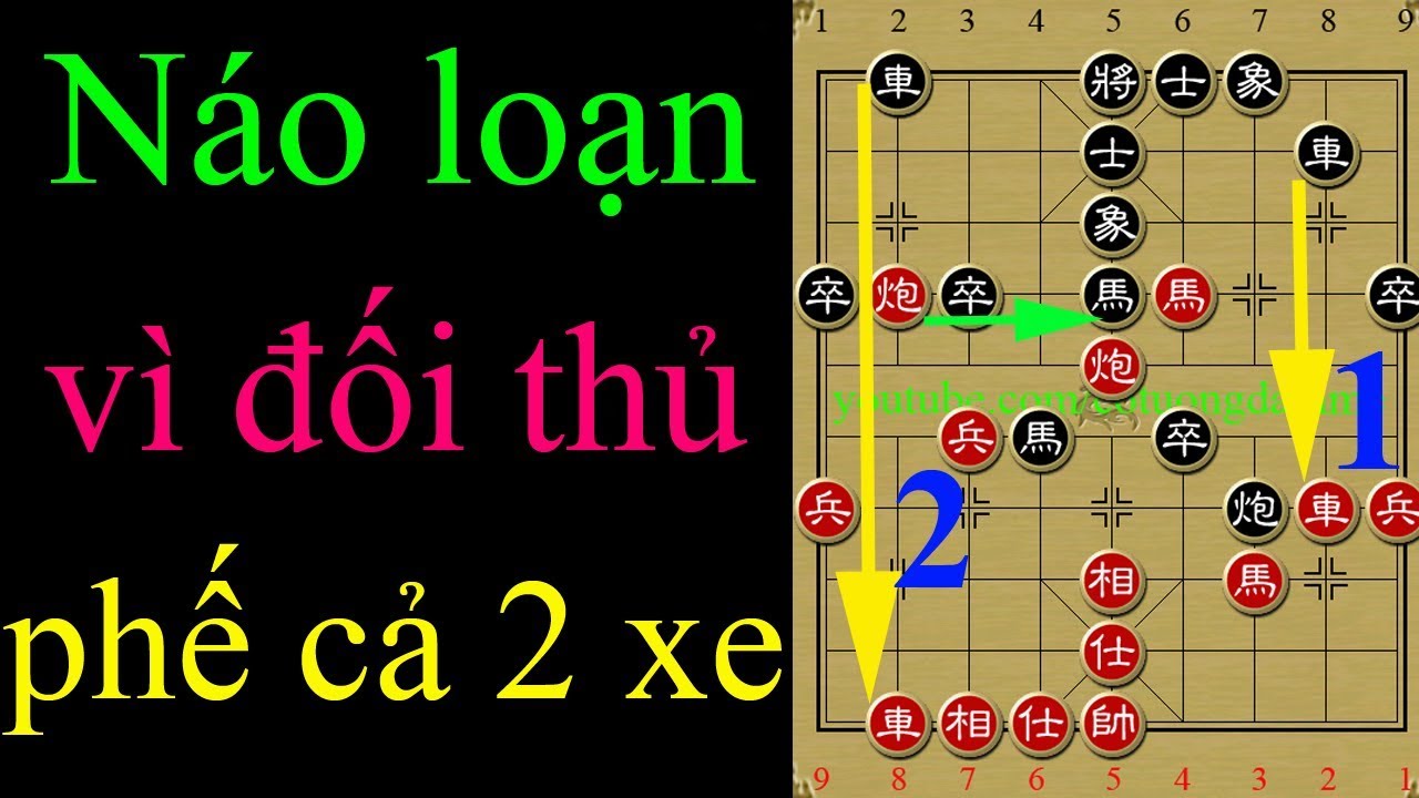 Ván cờ tướng ma quái tự dưng phế cả cặp xe làm đối thủ hoảng loạn