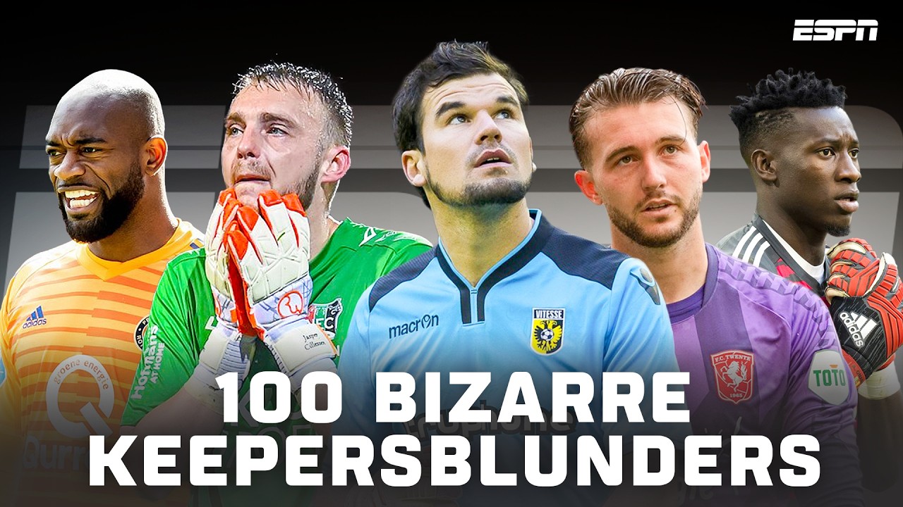 100 BIZARRE KEEPERSBLUNDERS in de Eredivisie 🤯😬