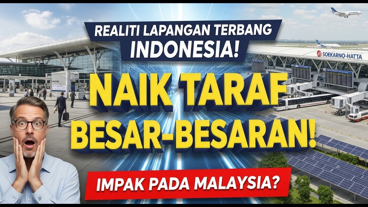 Realiti Mengejutkan Rakyat Malaysia Tentang Naik Taraf Lapangan Terbang Indonesia