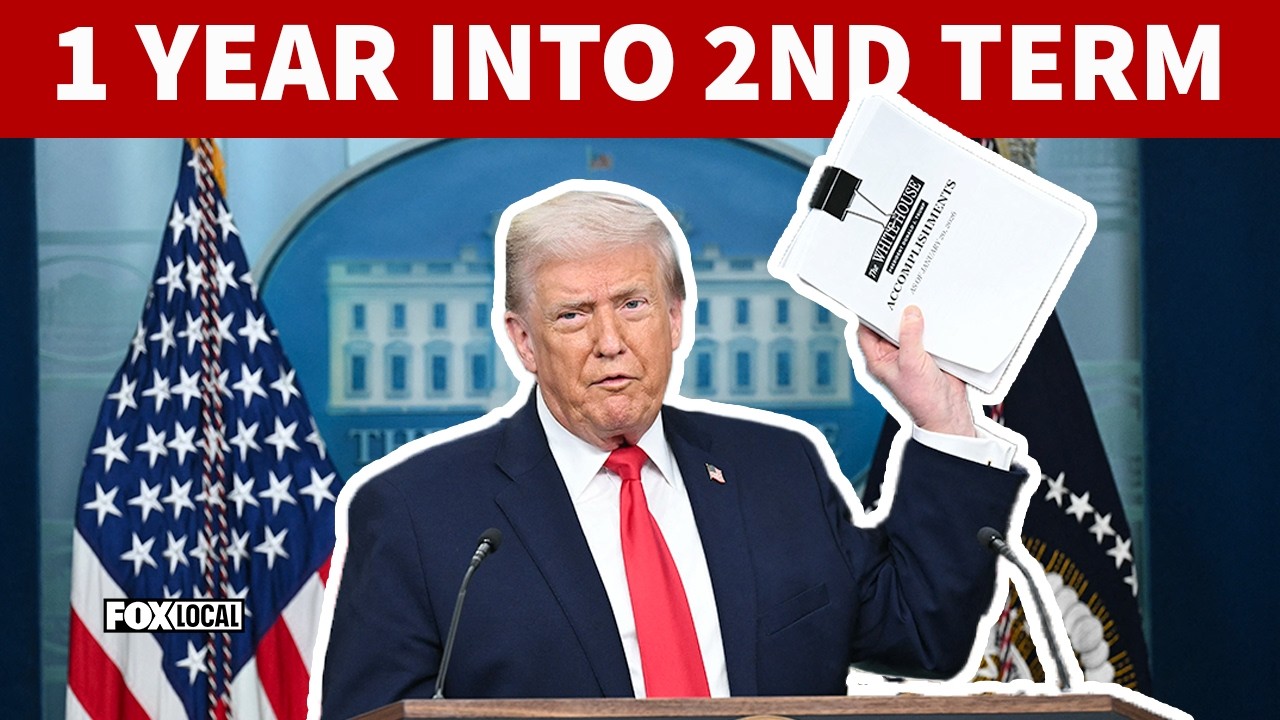 FULL REMARKS: President Trump looks back on first year of second term