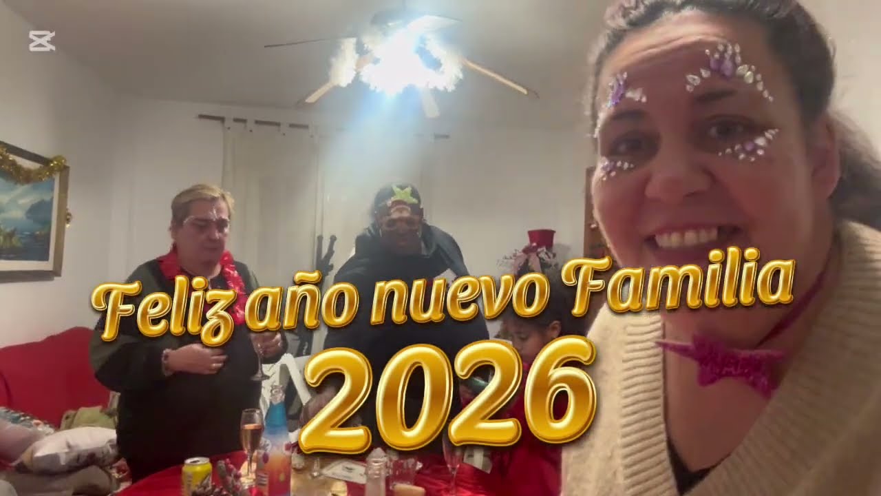 Feliz año Nuevo 2026,a toda mi Familia de YouTube😘🌟