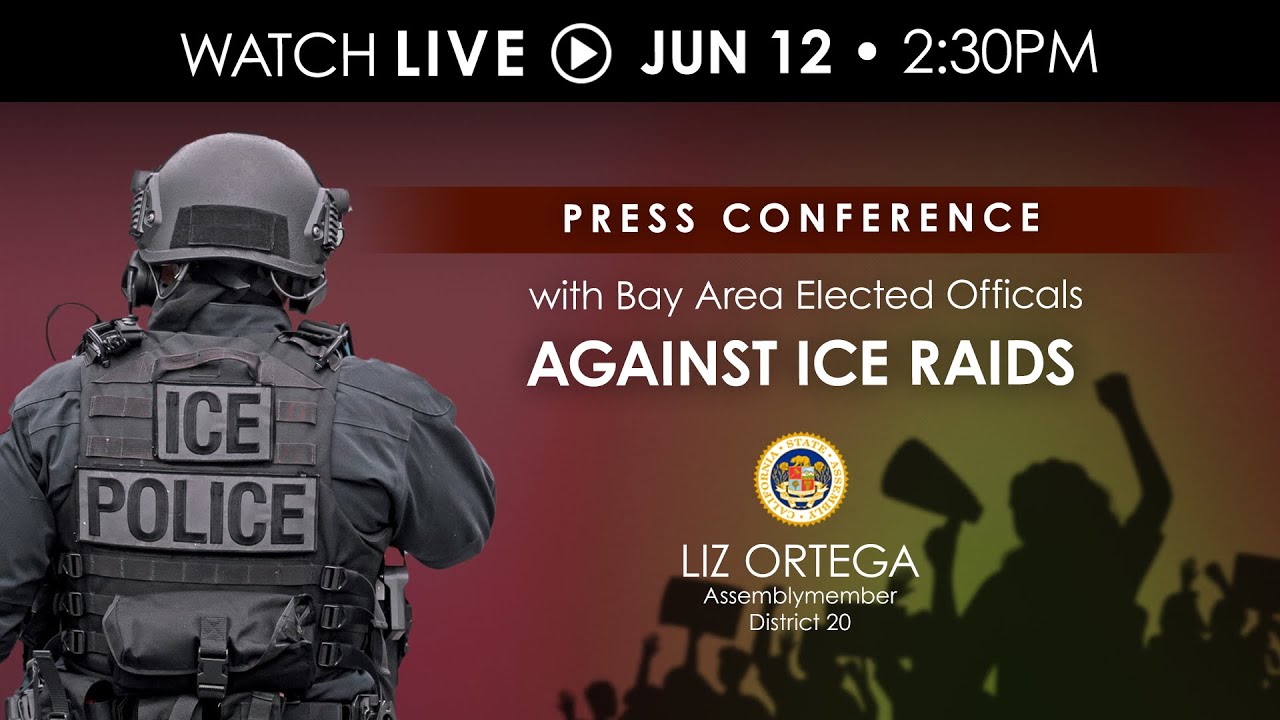 LIVE: Bay Area Leaders Demand End to Cruel ICE Raids