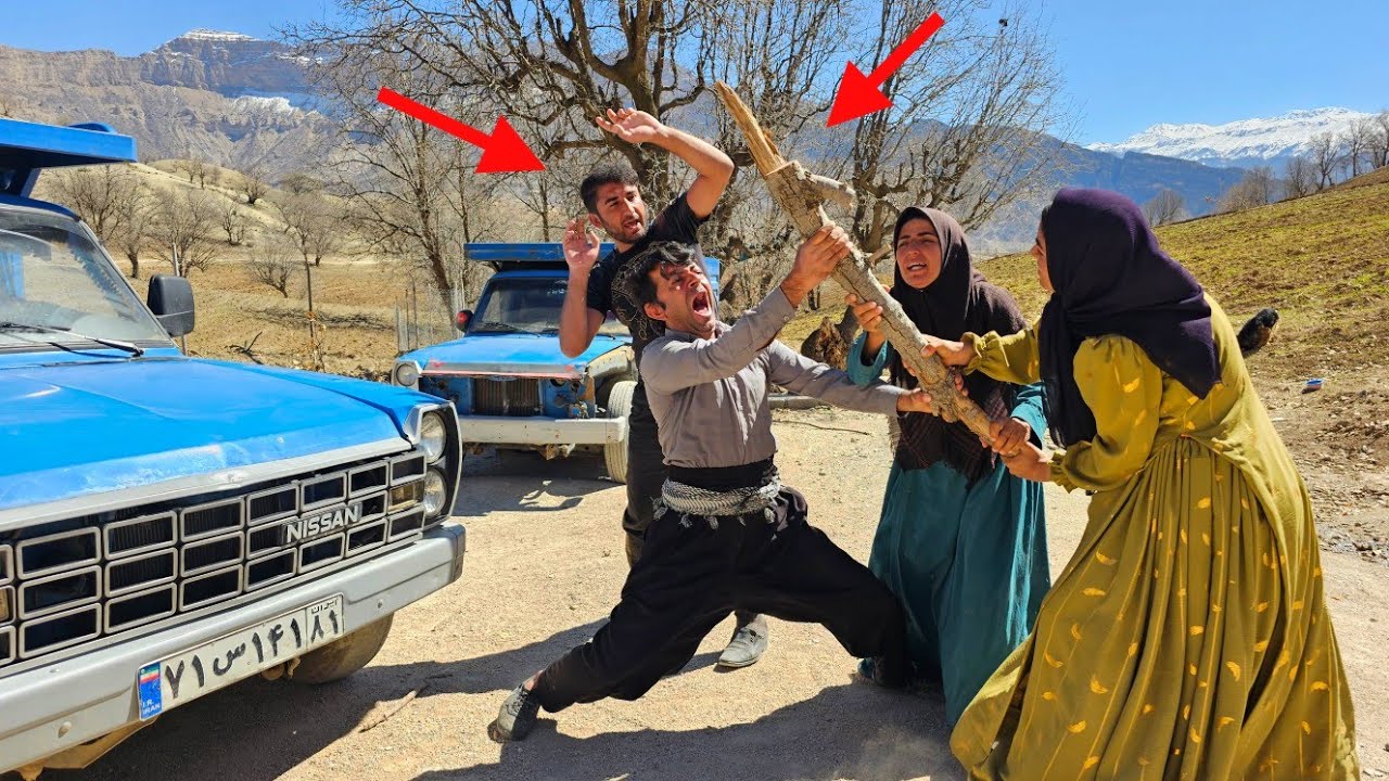 Mahtab’s husband came to eshagh farm for Returning his wife