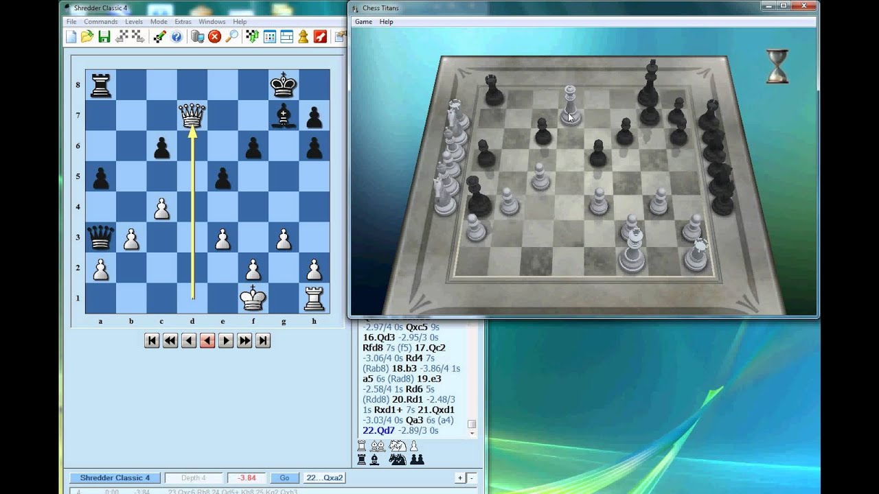 Shredder Classic vs Chess Titans 2