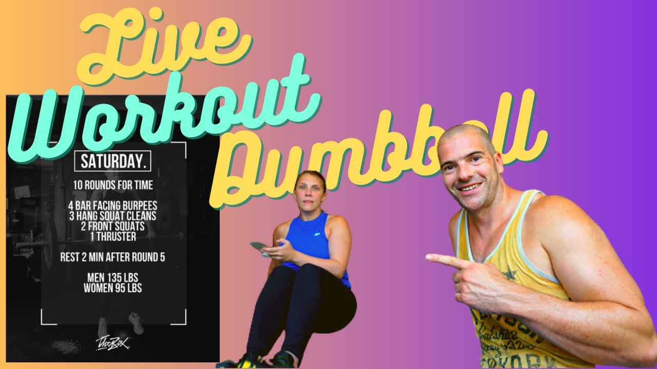 Resolute Fitness Live | The Box Programming 10 Rounds DB Workout