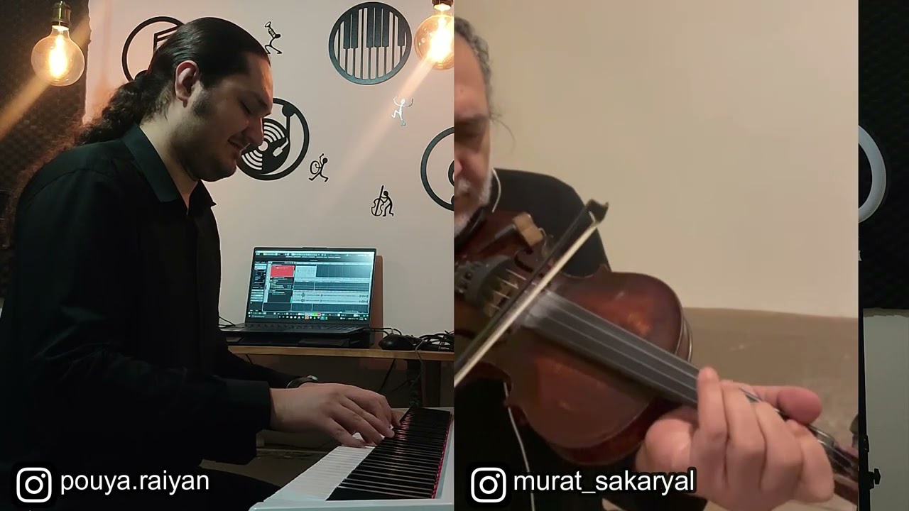 canımın içi 🎹🎻..keman : murat_sakaryal .#piano : pouya.raiyan ..@emrahofficial.