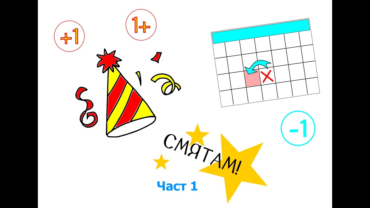 Трикове за смятане, част 1 :  1+ и -1