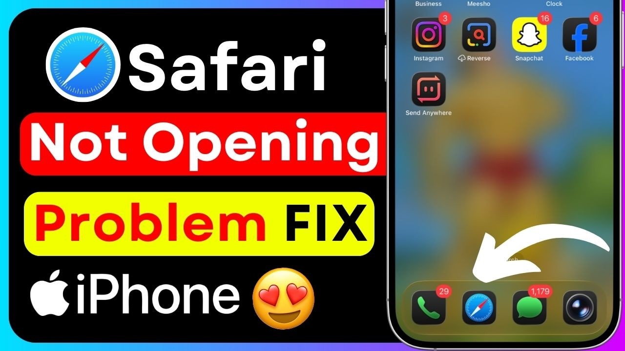 Safari Not Working iPhone Fix 2026 | iPhone Internet Not Working | iOS Update Problem