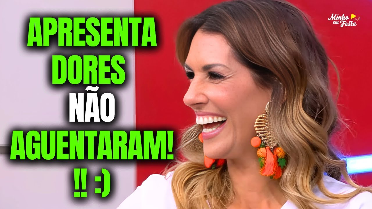 APRESENTADORES NÃO AGUENTARAM!!!:)   CRISTIANA SÁ E MOREIRA