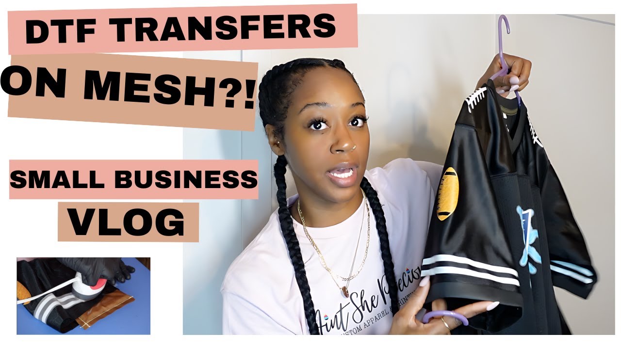 DTF Transfers On Mesh