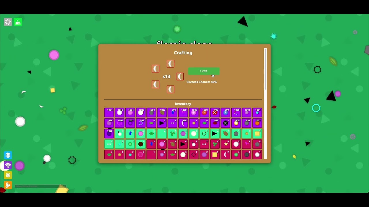 florrclone.cryodome.com: crafting, mob gallery, and more #florr #florrio #florrubio #iogames