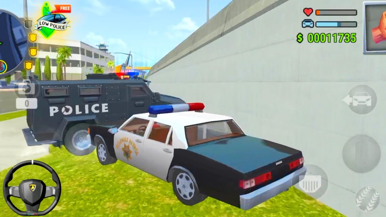 Gangs Town Story - Police Car  Vs Criminal in Los Angeles