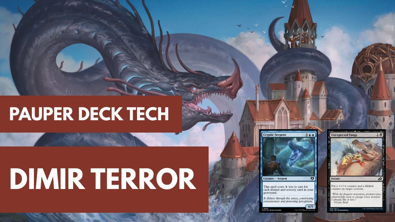 The Best UB Terror Deck in the Format! 🐍💀 | Pauper Deck Tech | MTGO