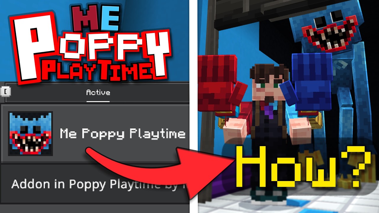 Как установить аддон &laquo;Poppy Playtime&raquo; в Minecraft!