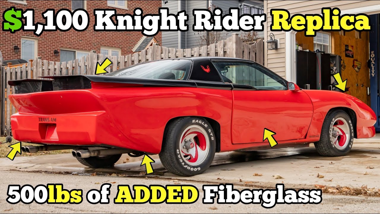 Buying a TERRIBLE Knight Rider Replica Car at Auction for $1,100! Super Rare STEAL!