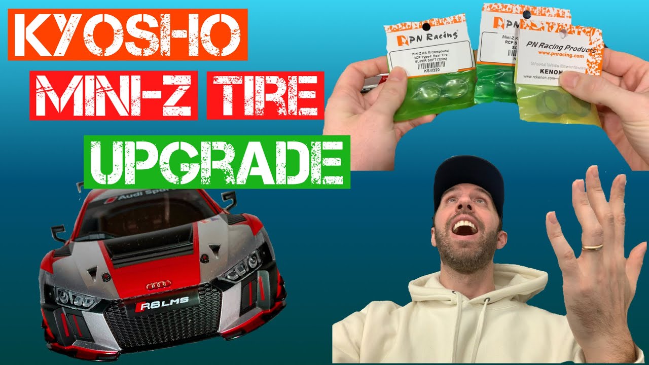 Замена радиальных шин Kyosho Mini-Z Racing! СУПЕР СЦЕПЛЕНИЕ! Тест на треке RCP с мягким составом ...