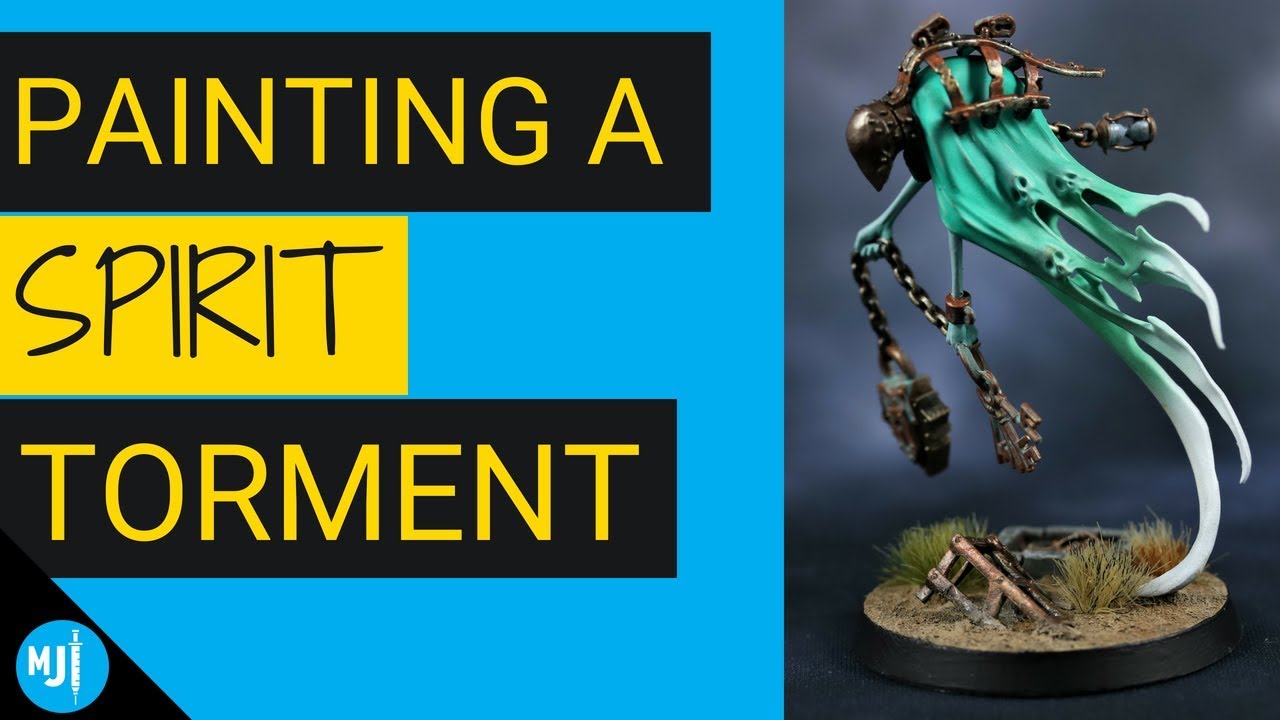 Как нарисовать Мучение Духа Ночного Обитателя для Age of Sigmar (Кроулк Тюремщик)