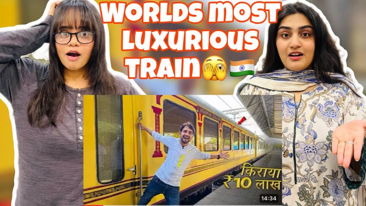 Pak Girls Reacts to Worlds Most Luxurious Train | Palace on Wheels | MR INDIAN HACKER| 😍